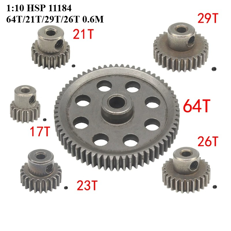 Rc Truck Monster - 1/5pcs 11184 Steel Metal Spur Gear