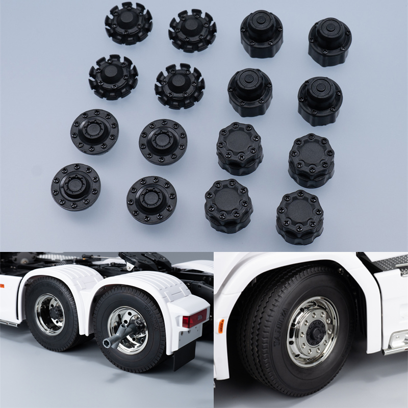 Rc Hobby Store - 1:14th Scale Hubcaps Spindle Head Wheel