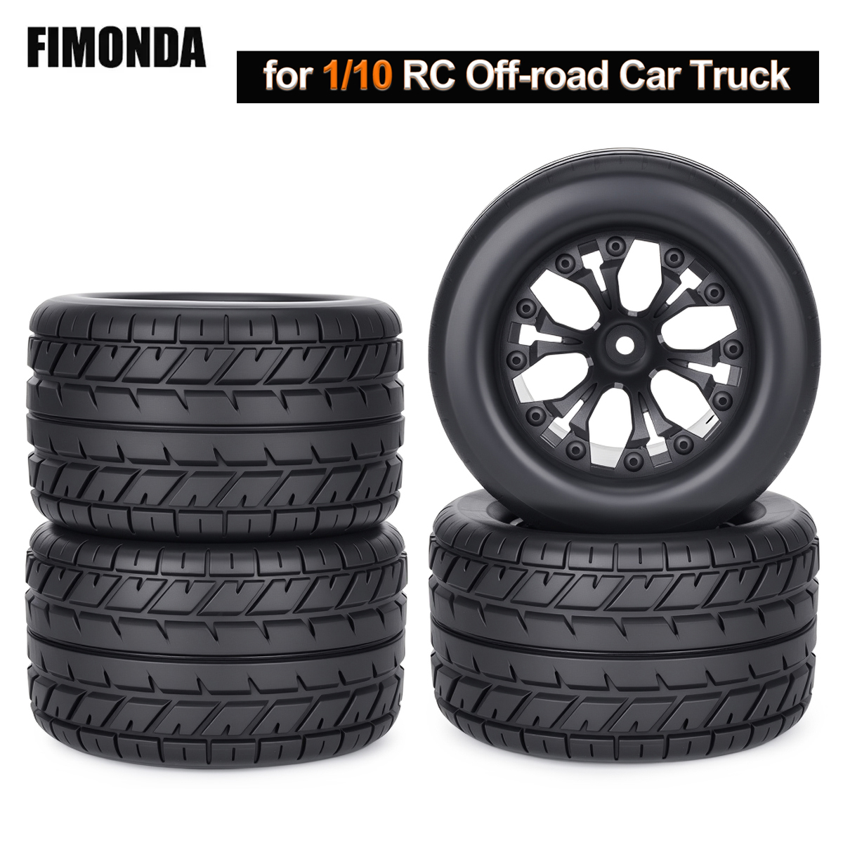 Rc Truck Monster - 4PCS 1/10 RC Monster Truck Tire