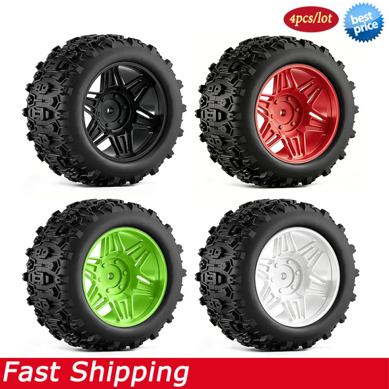 Rc Truck Monster - 4PCS RC Monster Truck Wheels Tires