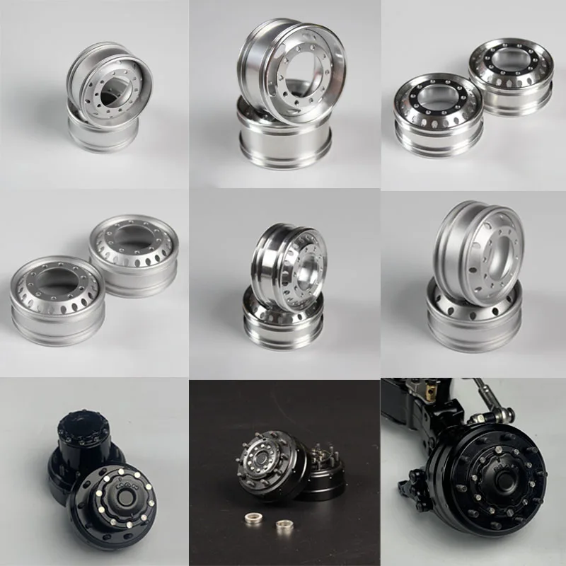 Rc Hobby Store - 1 Pair Metal Front/rear Hub Wheel