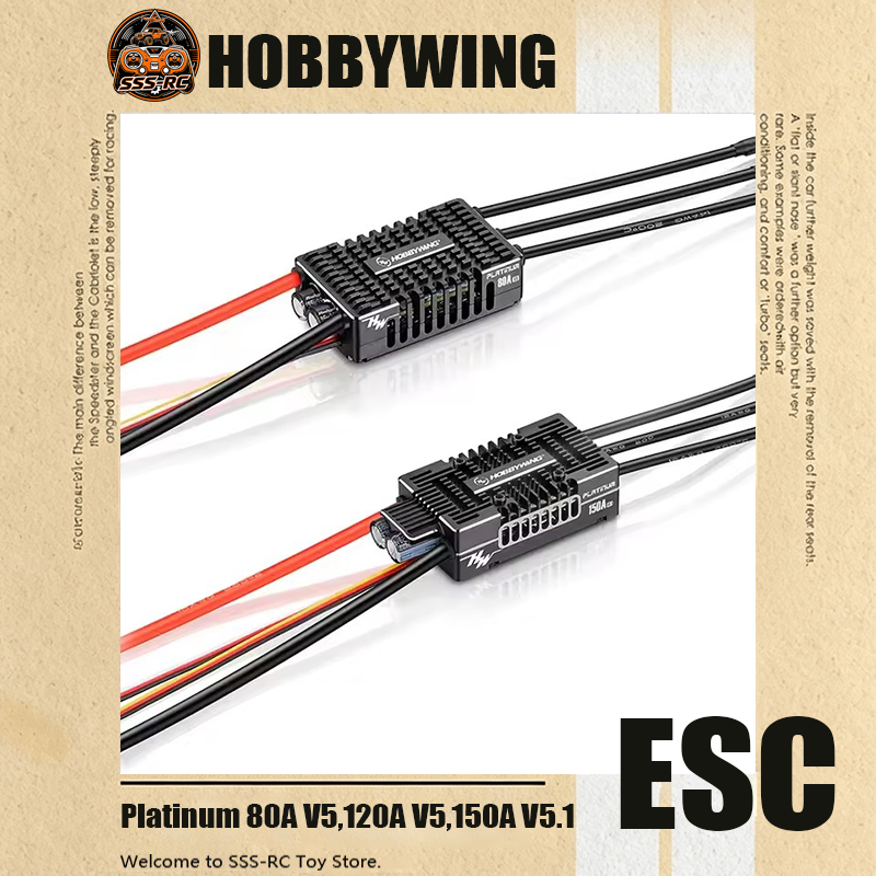 Rc Hobby Wing - Hobbywing Platinum 80a V5,120a V5,150a V5.1-