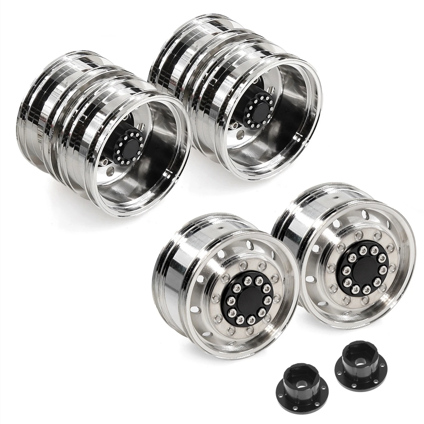 Rc Hobby Store - 2Pcs Alloy Double Wheels Hub for