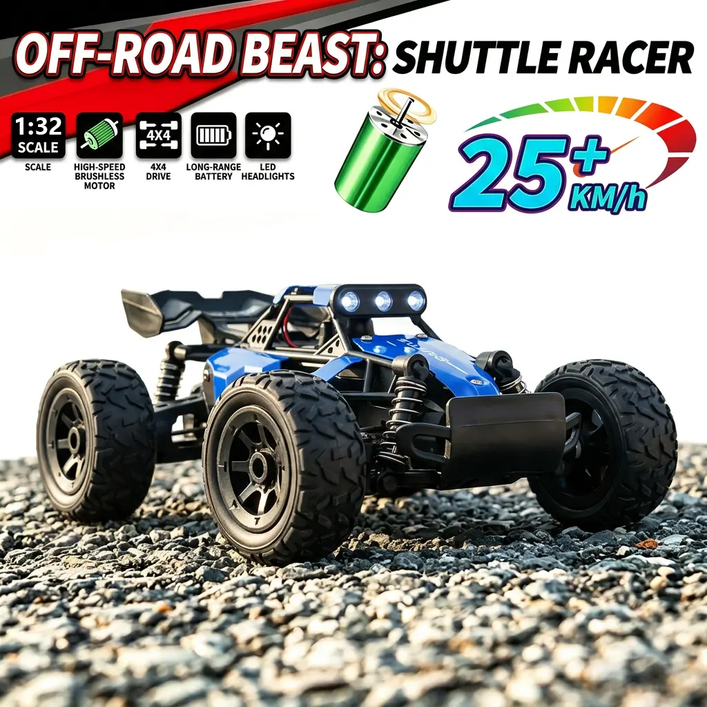 Rc Hobby Tech Bali - 1:32 4WD 25KM/H RC Car All