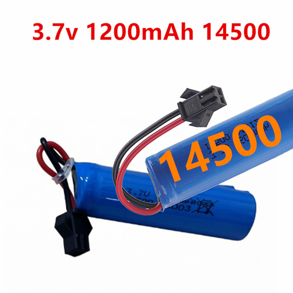 Rc Hobby Vehicles - 1200mah 3.7V 14500 Li-ion battery with