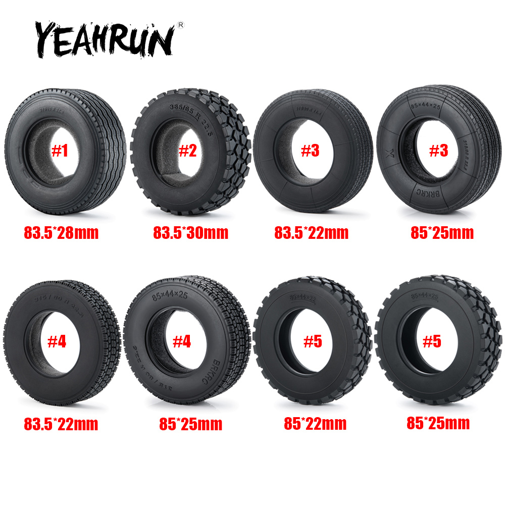 Rc Hobby Store - YEAHRUN 22/25/28/30mm Rubber Tyres Wheel Tires