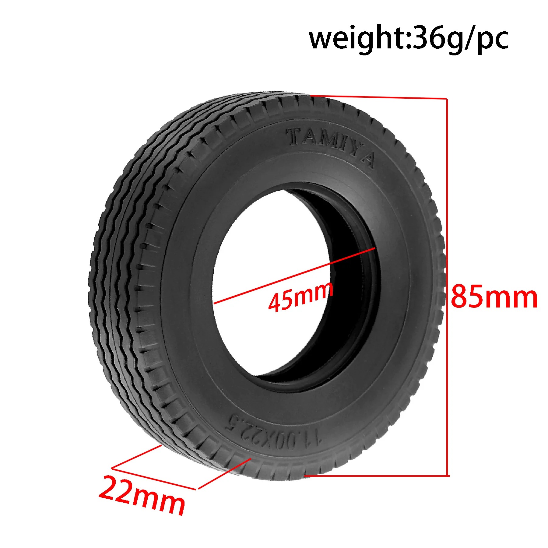1/14 Scale Truck Tires - High  - Rc Hobby Store recension och pris