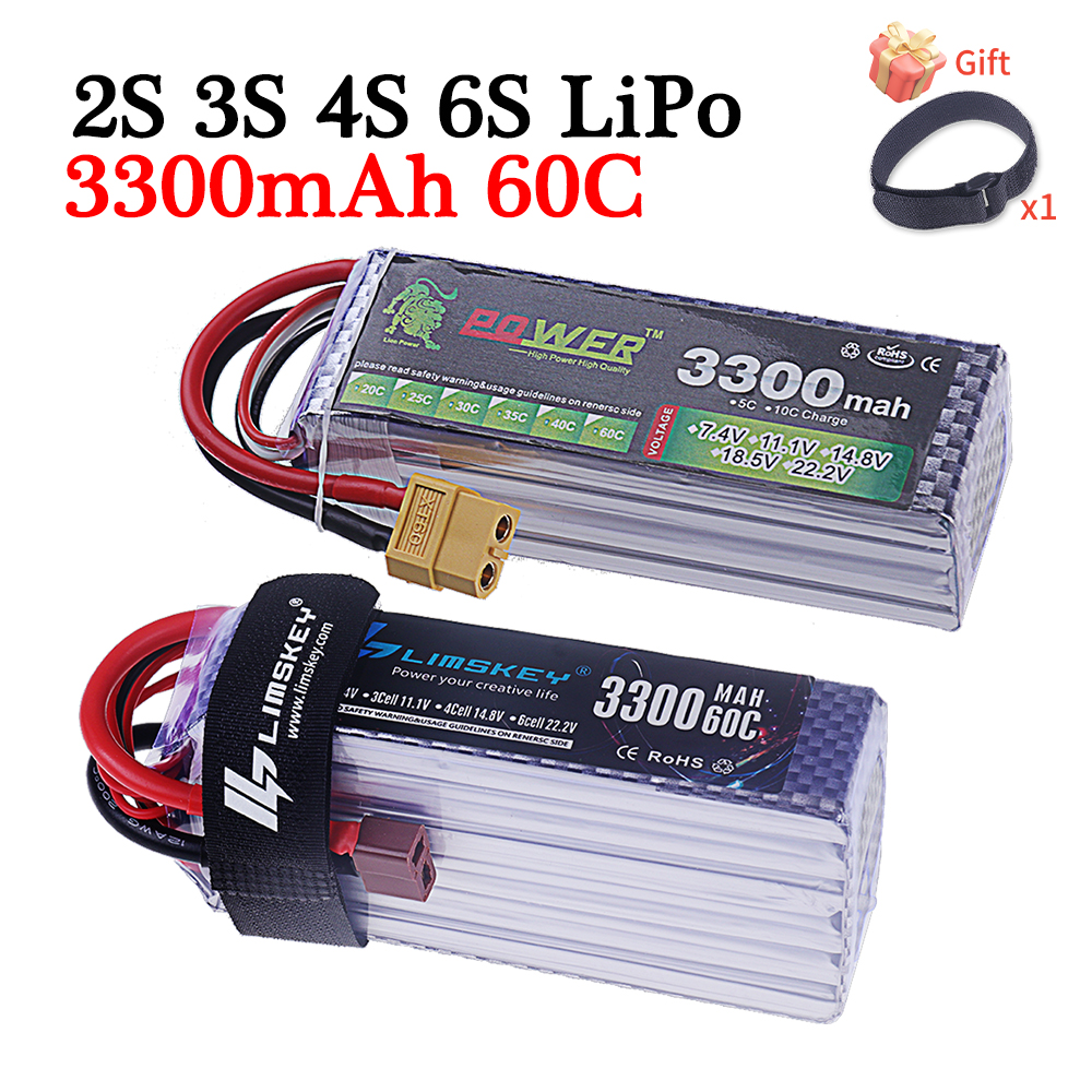 60C Lipo Battery 3300mAh 7.4V  - Rc Hobby Trucks recension och pris