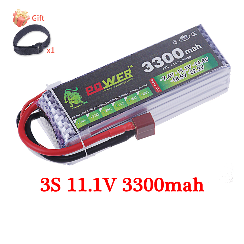 60C Lipo Battery 3300mAh 7.4V  - Rc Hobby Trucks recension och pris