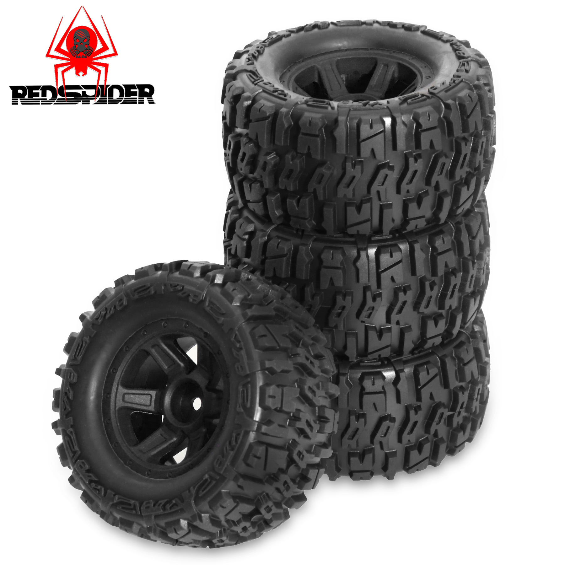 90mm Skidproof Rubber Wheel Ti - Rc Truck Monster recension och pris