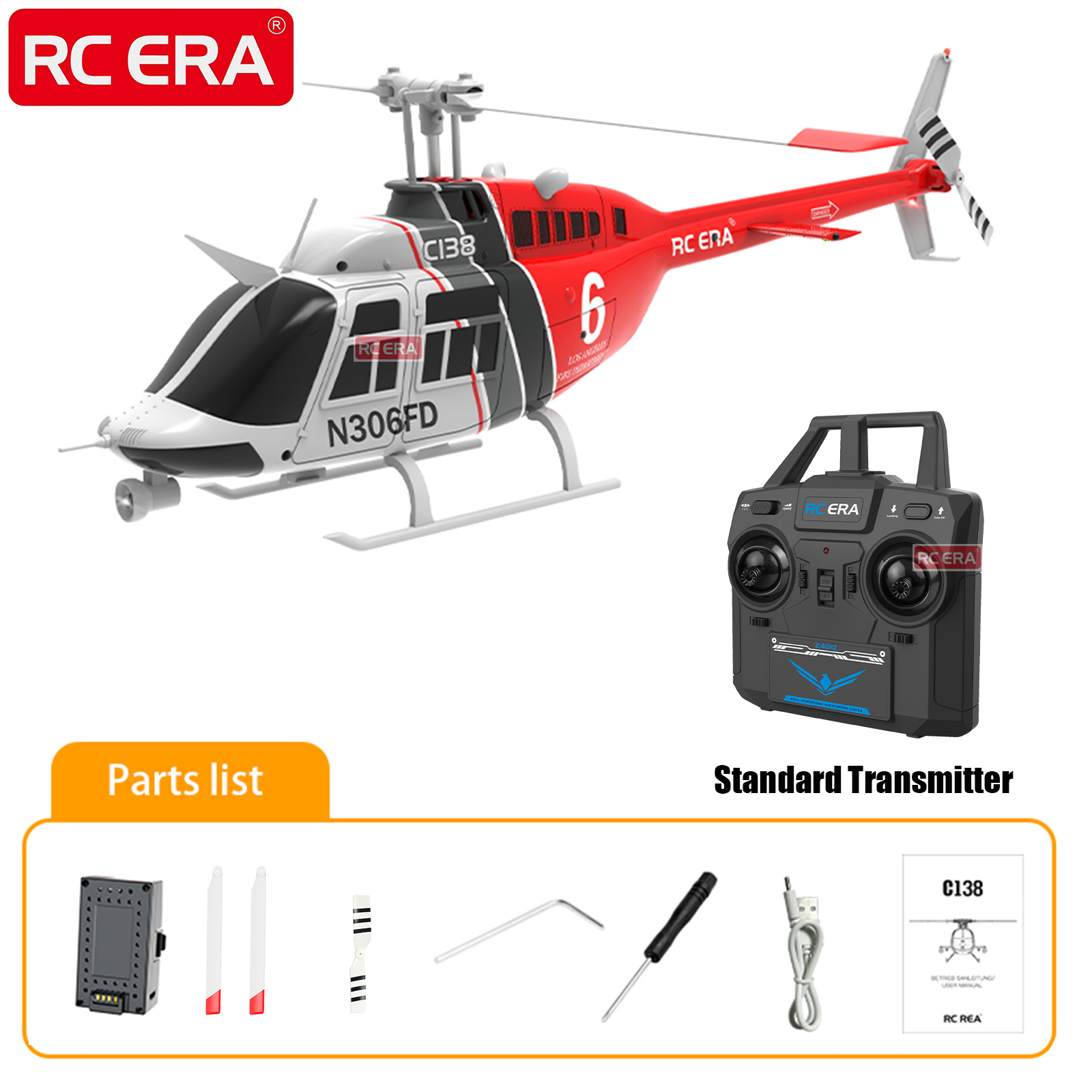 RC ERA C138 BELL 206 Jet Range - Rc Hobby Jet recension och pris