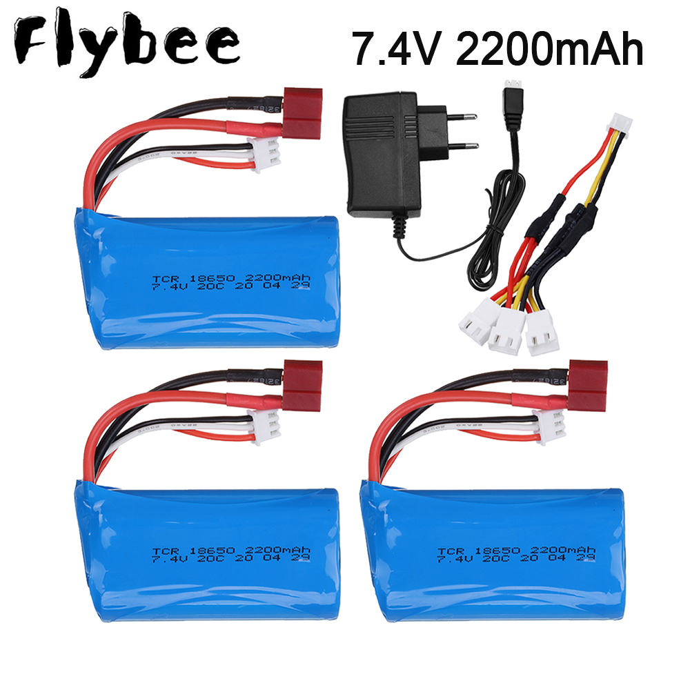 7.4V 2200mAh 18650 Lipo Batery - Rc Hobby Vehicles recension och pris