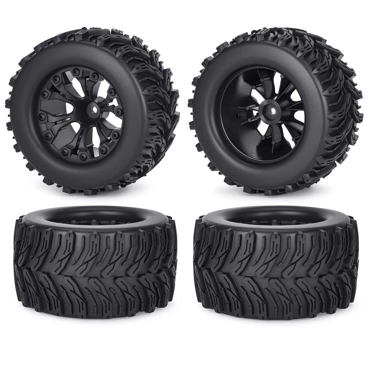 4PCS 1/10 RC Monster Truck Tir - Rc Truck Monster recension och pris