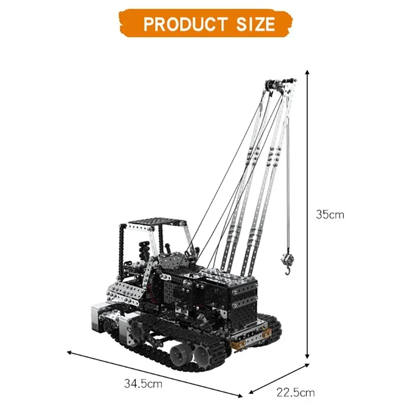 DIY Metal RC Crane Electric Ho - Rc Hobbies recension och pris