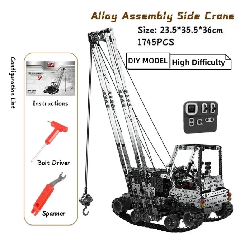 DIY Metal RC Crane Electric Ho - Rc Hobbies recension och pris