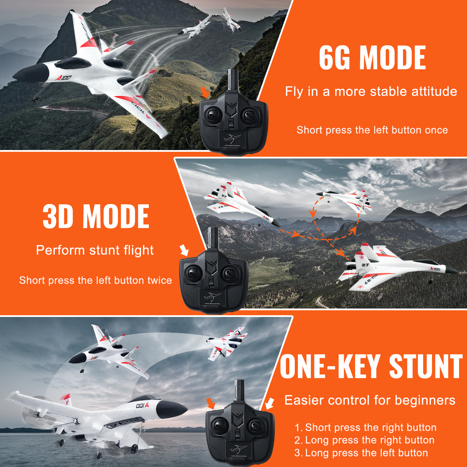 SucceBuy SU27 RC Plane 2.4G  R - Rc Hobby Plane recension och pris