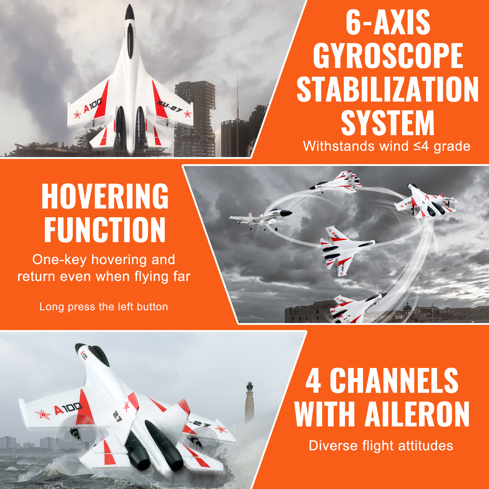 SucceBuy SU27 RC Plane 2.4G  R - Rc Hobby Plane recension och pris