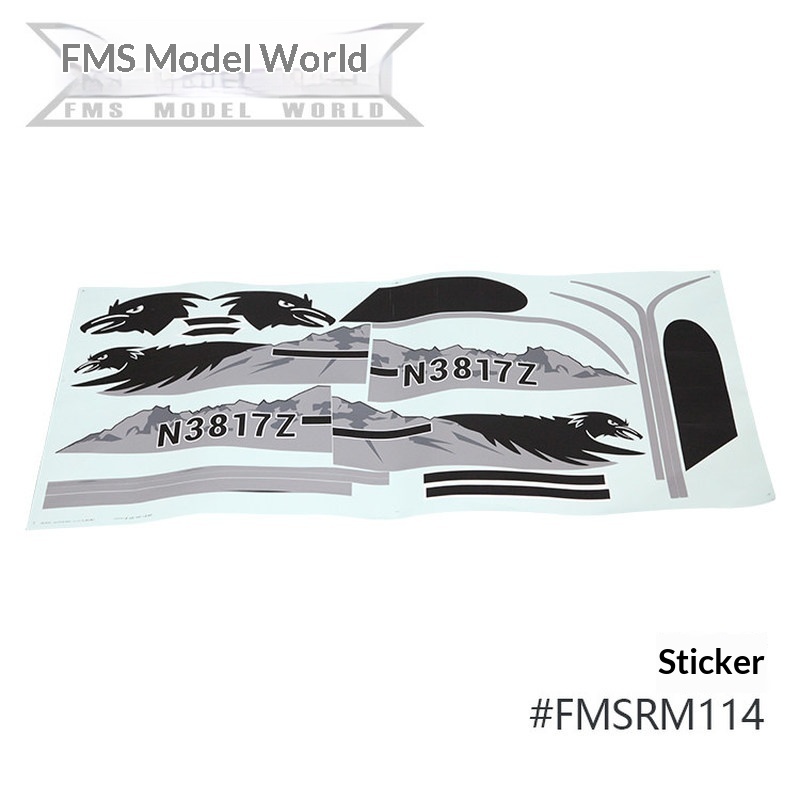 FMS RC Plane Decals For 1700mm - Rc Hobbies recension och pris