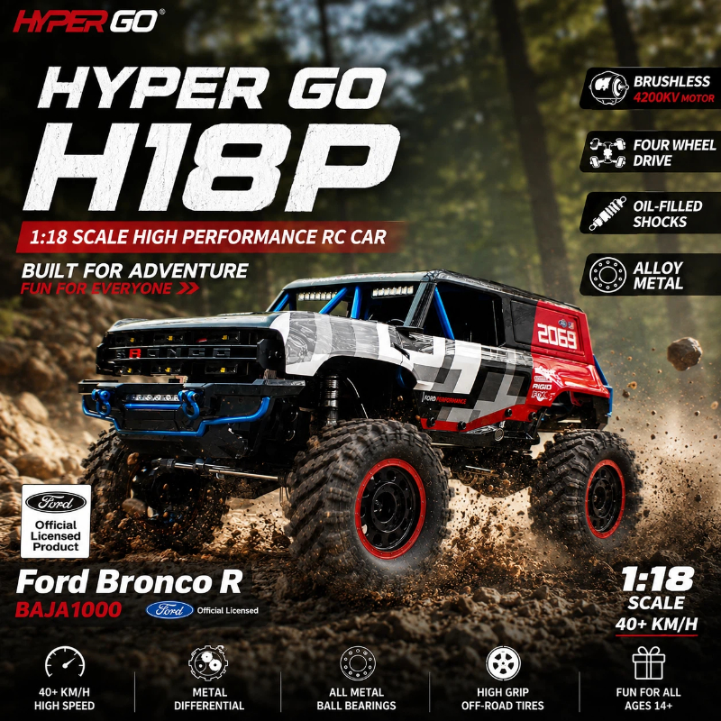 New MJX Hyper Go H18P  1:18  R - Rc Truck Monster recension och pris