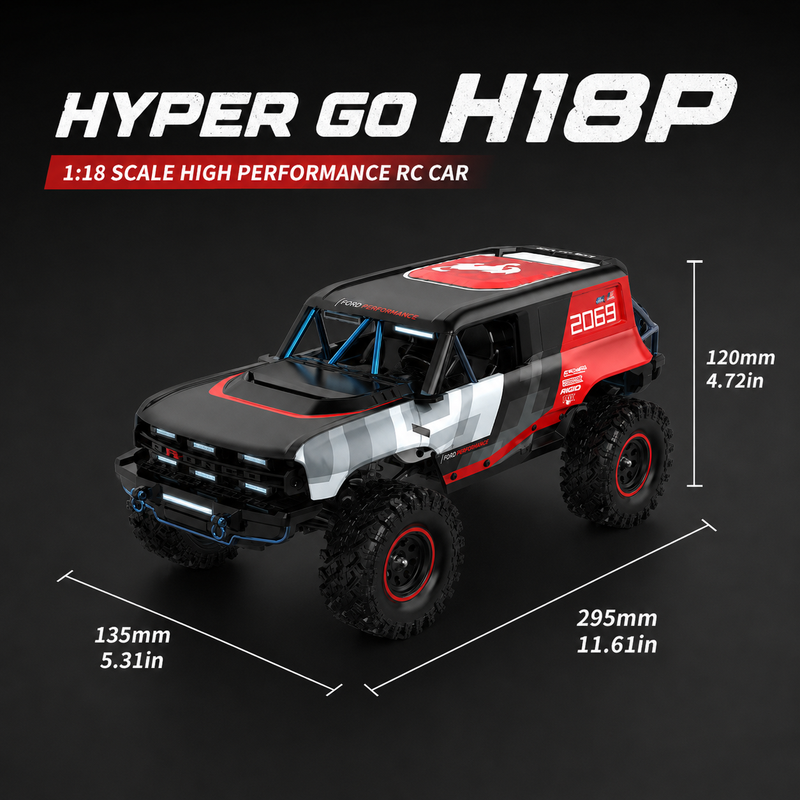 New MJX Hyper Go H18P  1:18  R - Rc Truck Monster recension och pris