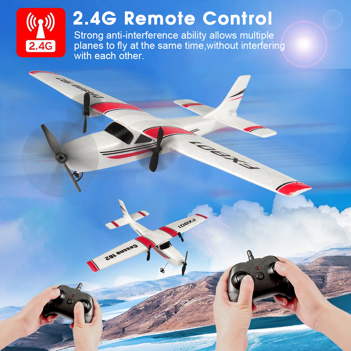 FX801 RC Plane EPP Foam 2.4G 2 - Rc Hobby Plane recension och pris