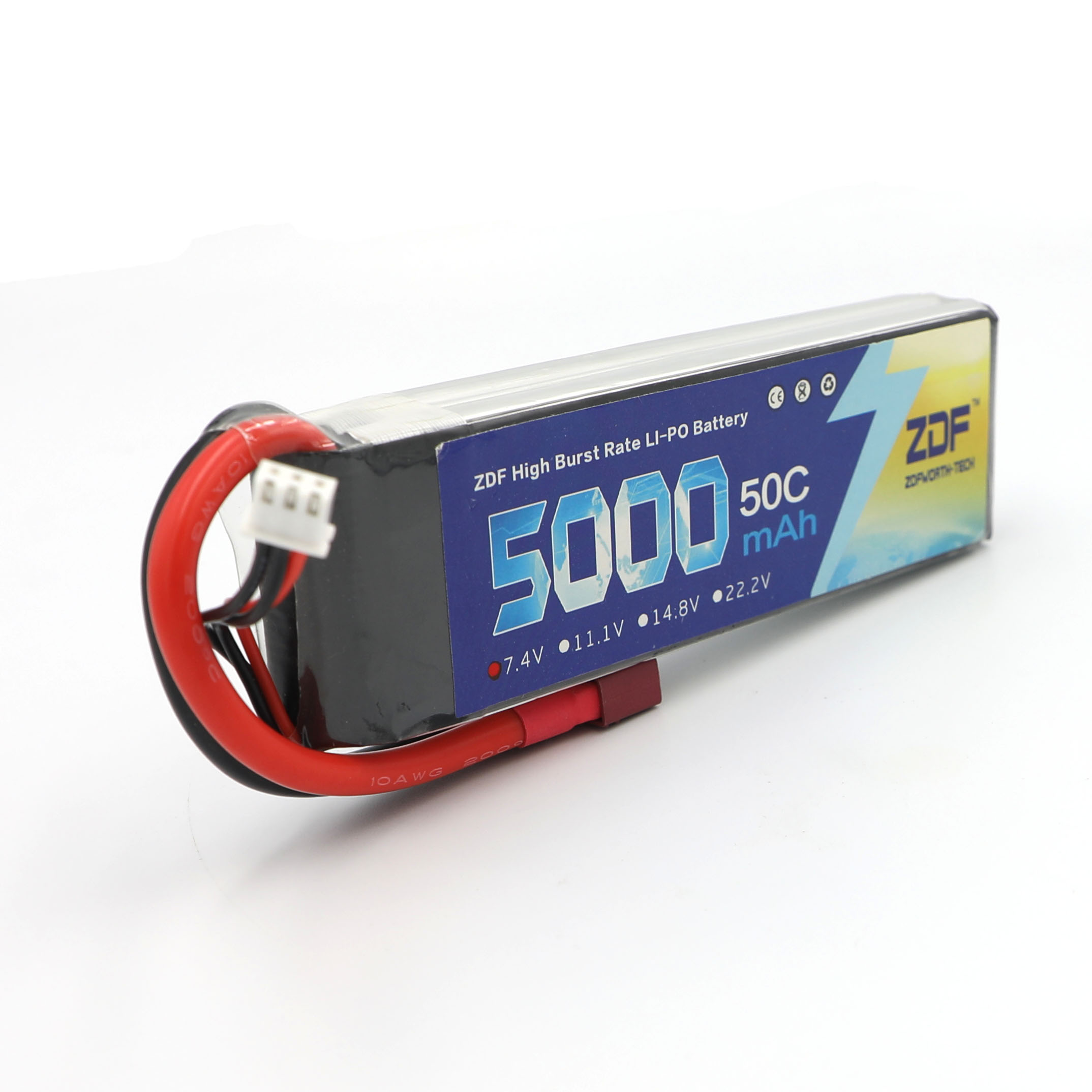 ZDF RC Lipo Battery 7.4V 5000m - Rc Hobby Jet recension och pris