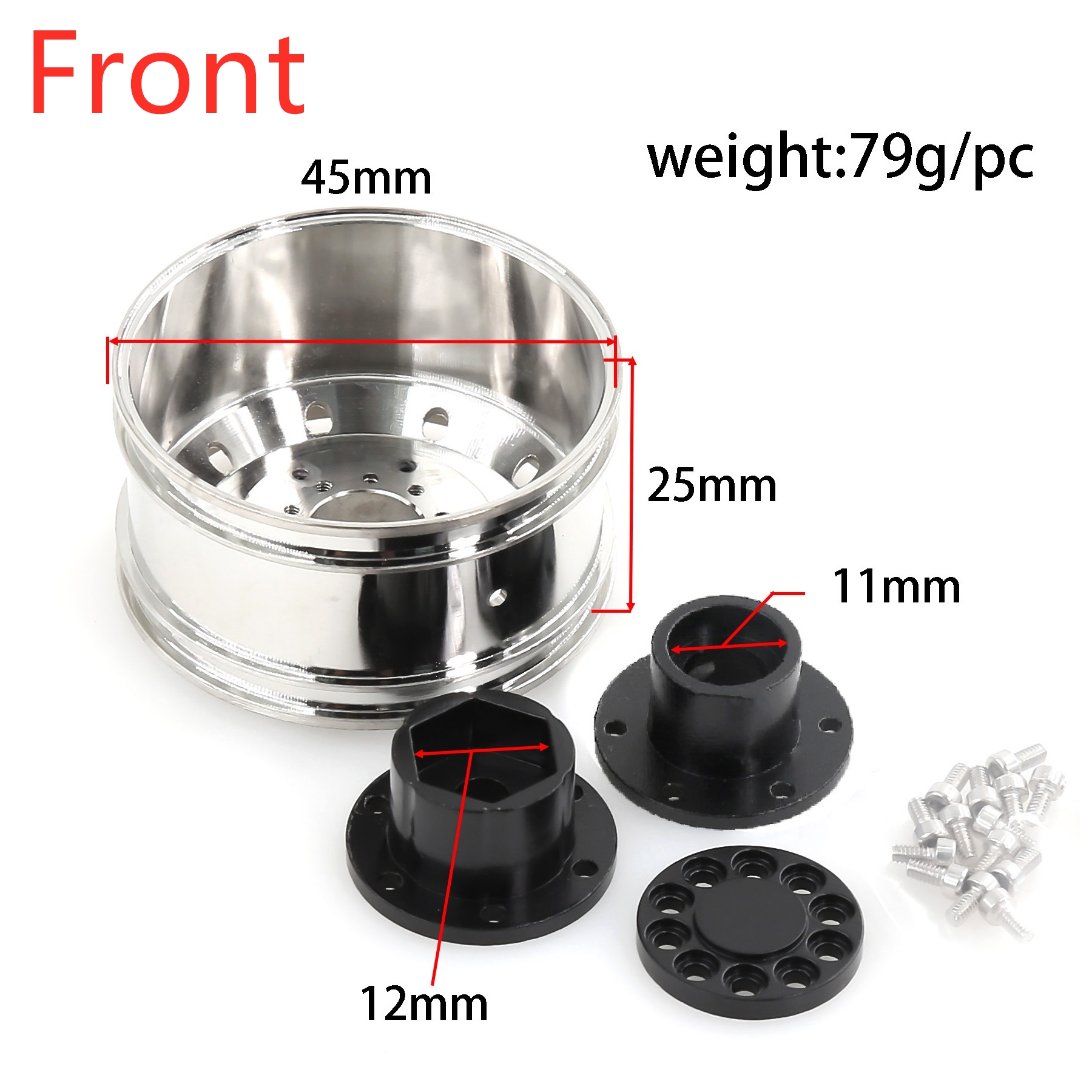 2Pcs Alloy Double Wheels Hub f - Rc Hobby Store recension och pris