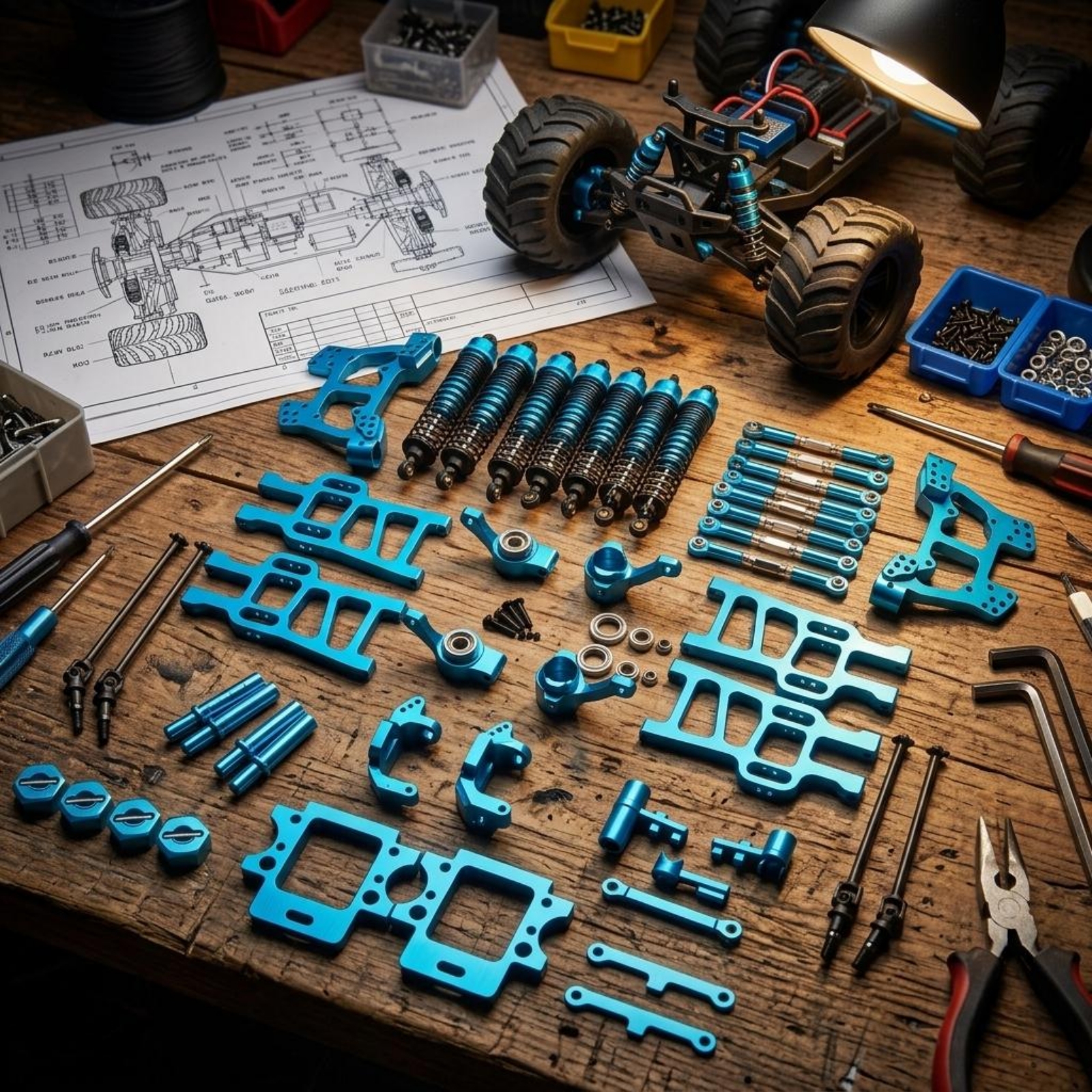 RC Monster Truck Upgrade Kit L - Rc Truck Monster recension och pris