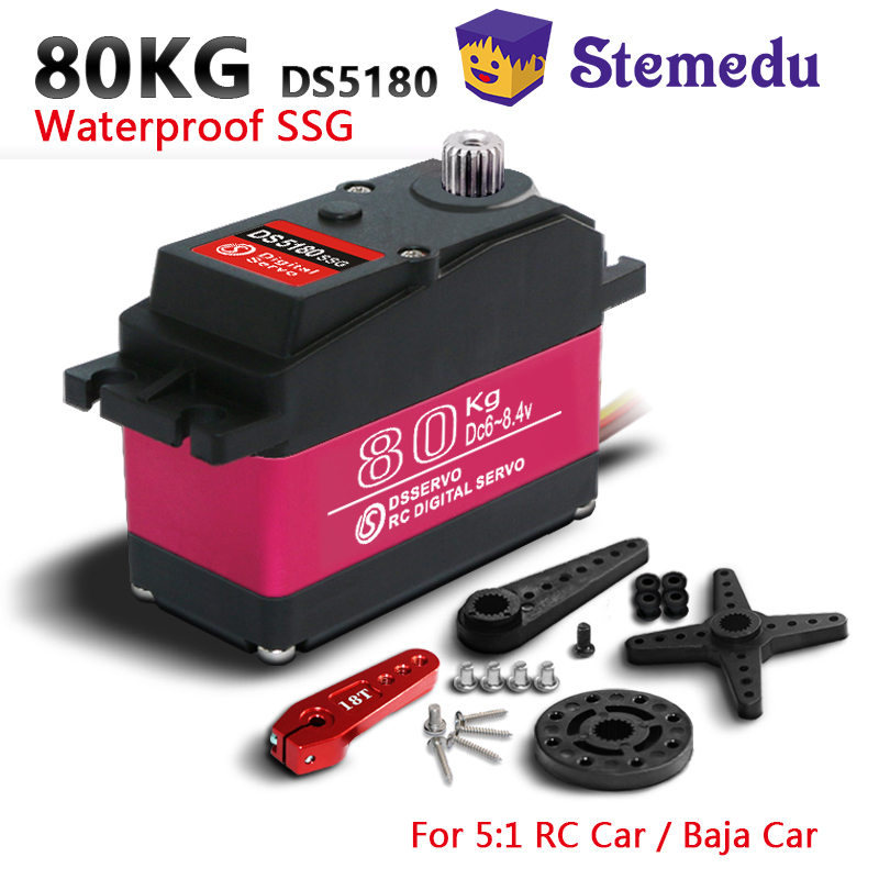 Dsservo Waterproof DS5180 80KG - Rc Hobbies recension och pris