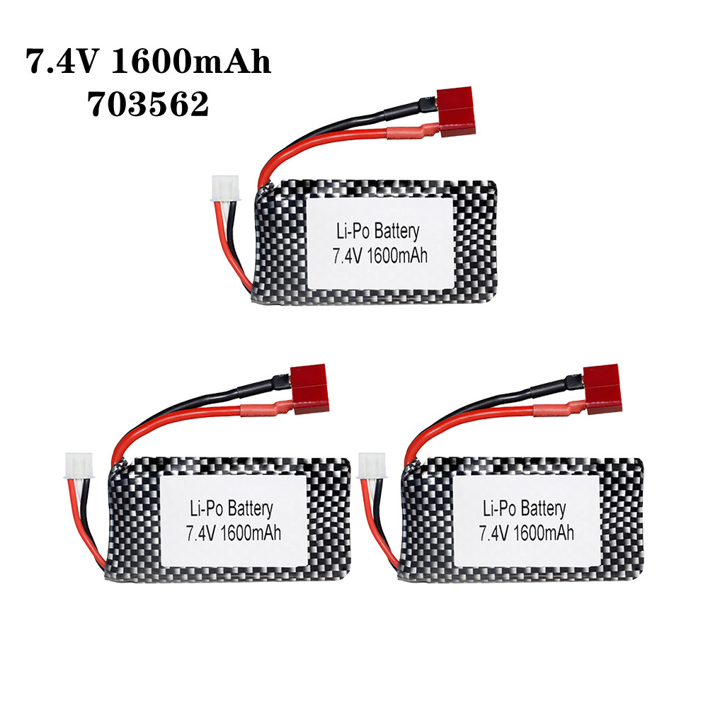 1/2/3pcs/Lot 7.4v 1600mah 7035 - Rc Hobby Vehicles recension och pris